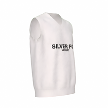 Load image into Gallery viewer, Silver Fox Luxury Sweater Vest in Bleach