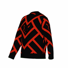 Load image into Gallery viewer, Silver Fox Luxury Slim-Fit Crewneck Sweater in Red Royalty