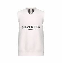 Load image into Gallery viewer, Silver Fox Luxury Sweater Vest in Bleach