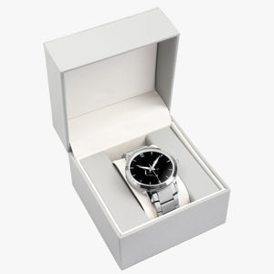 Silver Fox Luxury Steel Strap Classic Automatic Watch