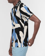 Load image into Gallery viewer, Silver Fox Luxury Slim Fit Short Sleeve Polo in Animalistic