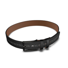 Load image into Gallery viewer, Silver Fox Luxury Leather Belt