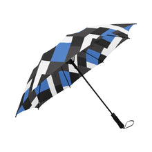 Load image into Gallery viewer, Silver Fox Luxury Semi-Automatic Foldable Umbrella in Abstract