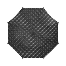 Load image into Gallery viewer, Silver Fox Luxury Logo Semi-Automatic Foldable Umbrella