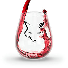 Load image into Gallery viewer, Silver Fox Luxury Stemless Wine Glass, 11.75oz