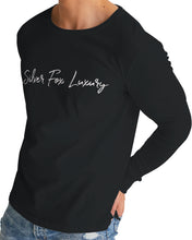 Load image into Gallery viewer, Silver Fox Luxury Long Sleeve Tee - Black