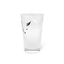 Load image into Gallery viewer, Silver Fox Luxury Pint Glass, 16oz