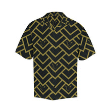 Load image into Gallery viewer, Silver Fox Black Royalty Aloha Shirt