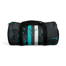 Load image into Gallery viewer, Silver Fox Blue Cyber Duffel Bag
