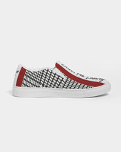 Load image into Gallery viewer, Silver Fox Houndstooth Collection Slip-On Canvas Shoe
