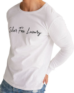 Silver Fox Luxury Long Sleeve Tee - White