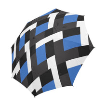Load image into Gallery viewer, Silver Fox Luxury Semi-Automatic Foldable Umbrella in Abstract