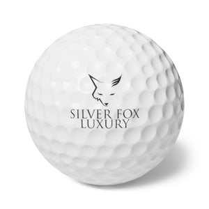 Silver Fox Luxury Golf Balls, 6pcs