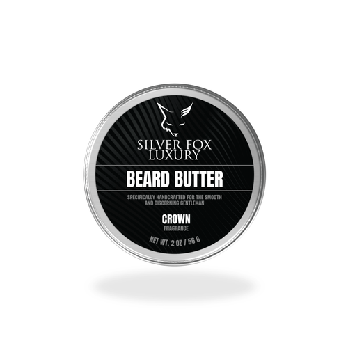 Silver Fox Luxury Beard Butter in Crown