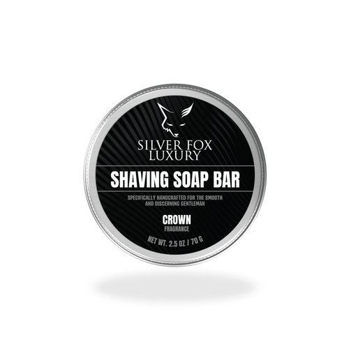 Silver Fox Luxury Shaving Soap Bar in Crown