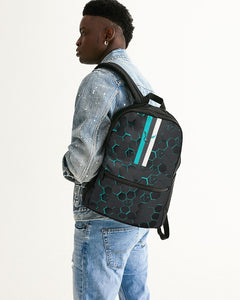 Silver Fox Blue Cyber Canvas Backpack