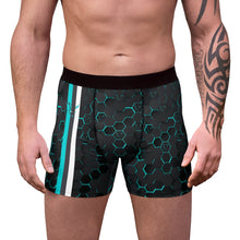 Load image into Gallery viewer, Silver Fox Blue Cyber Boxer Briefs