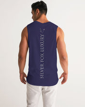 Load image into Gallery viewer, Silver Fox Luxury Sports Tank - Navy