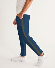 Load image into Gallery viewer, Silver Fox Luxury Blue Color-Block Joggers