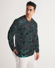 Load image into Gallery viewer, Silver Fox Blue Cyber Long Sleeve Sports Jersey