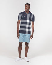 Load image into Gallery viewer, Silver Fox Luxury Slim Fit Short Polo - Signature Plaid