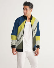 Load image into Gallery viewer, Silver Fox Luxury Color-Block Bomber