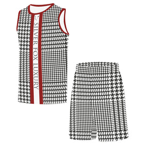 Silver Fox FIT Athletic Set (w/ Pockets) in Houndstooth