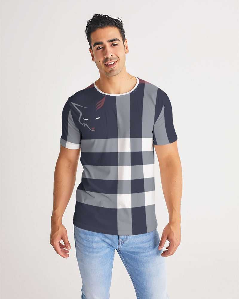 Silver Fox Luxury Fitted Tee - Signature Plaid