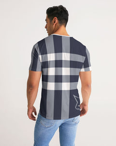 Silver Fox Luxury Fitted Tee - Signature Plaid