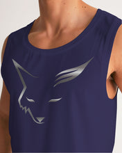 Load image into Gallery viewer, Silver Fox Luxury Sports Tank - Navy