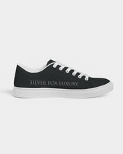 Load image into Gallery viewer, Silver Fox Luxury Vegan-Leather Sneaker - Black