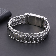 Load image into Gallery viewer, Men&#39;s Cuban Chain Bracelet 20mm Stainless Steel