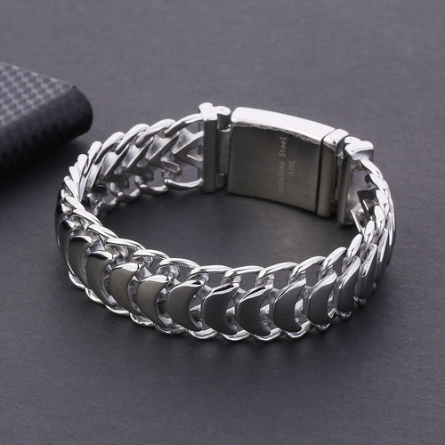 Men's Cuban Chain Bracelet 20mm Stainless Steel